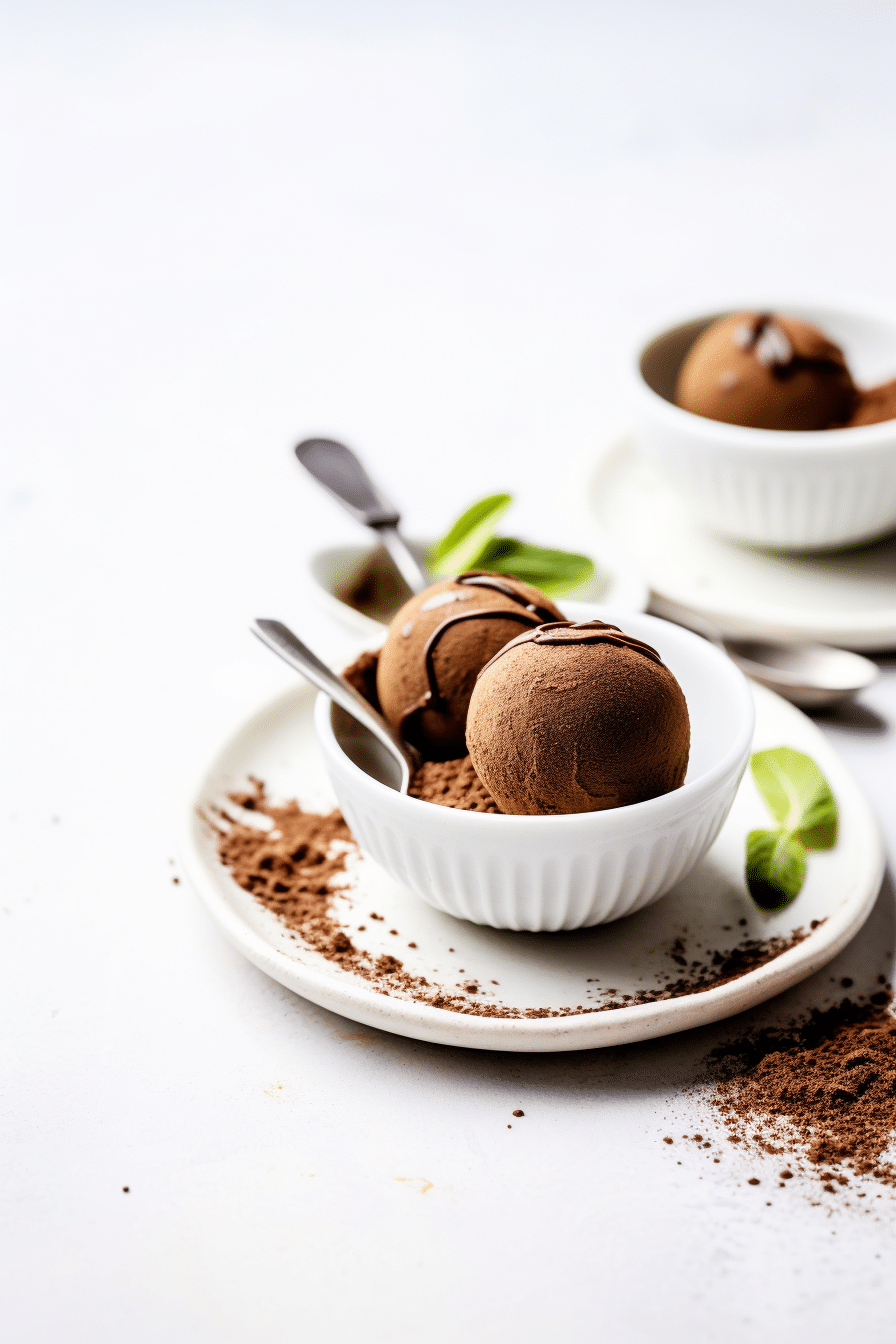 Preparing Keto Vegan Chocolate Avocado Truffles