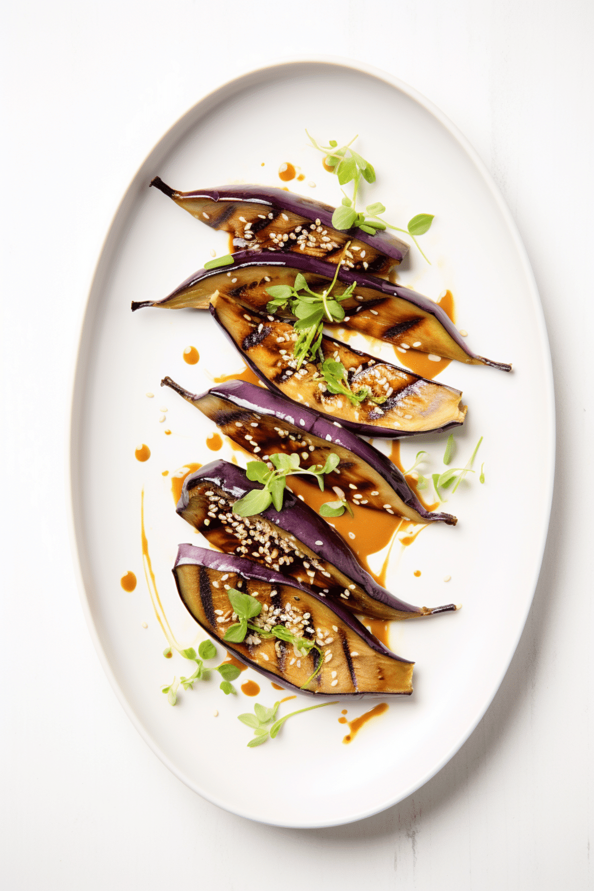 Keto Vegan Miso Glazed Eggplant_001
