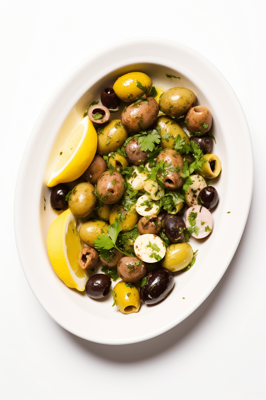 Marinated Moroccan Spiced Olives