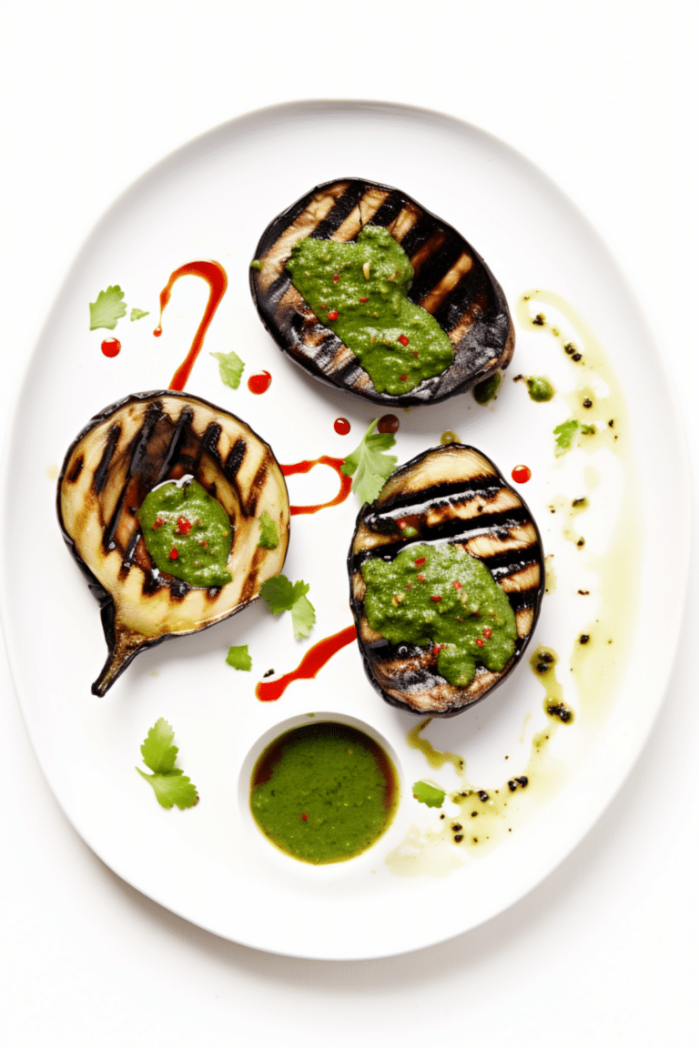 Keto Vegan Portobello Steak with Avocado Chimichurri_001