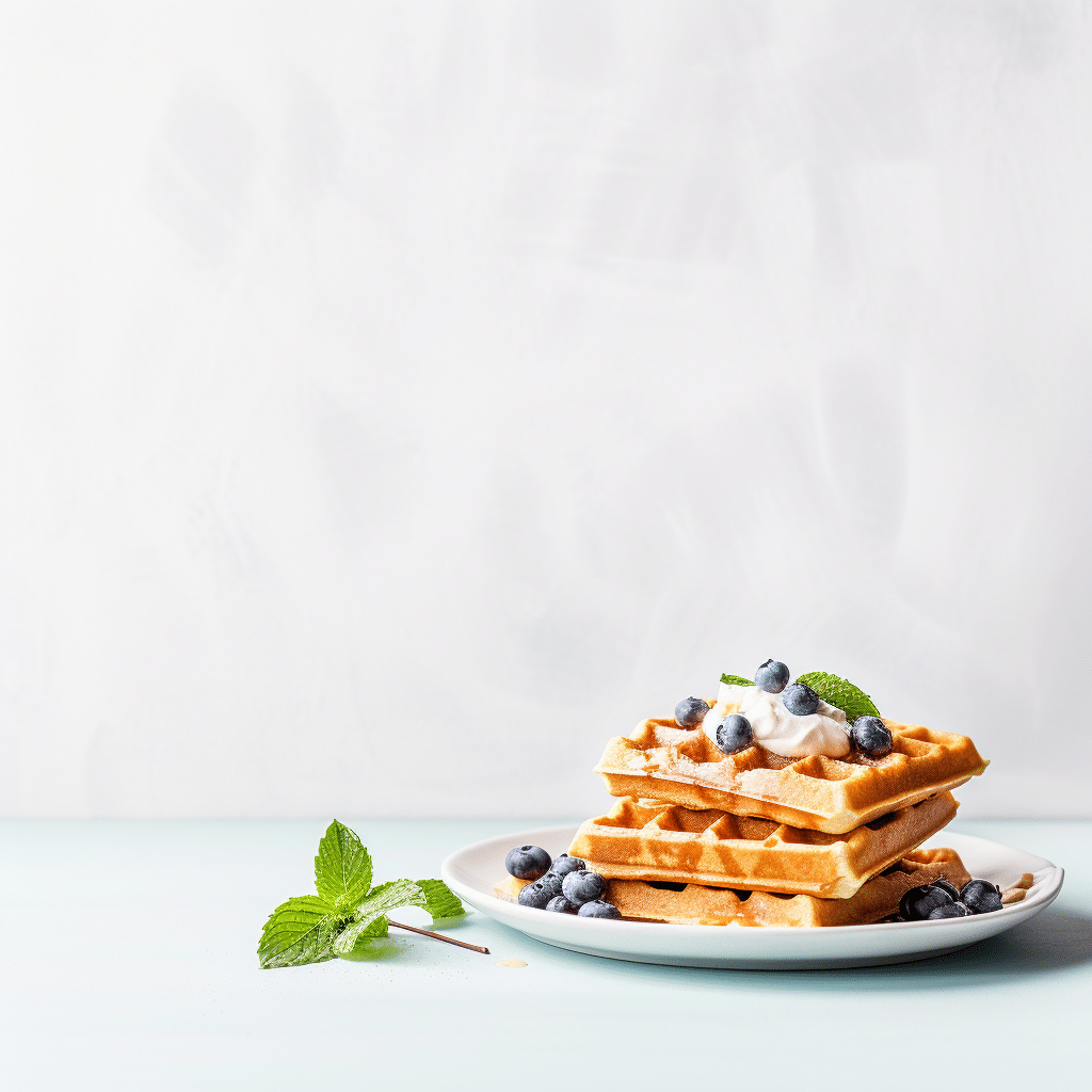 Cooking Keto Waffles