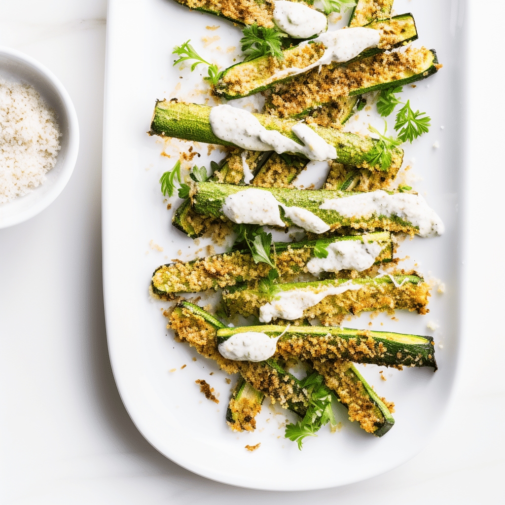 Ingredients for Keto Zucchini Fries