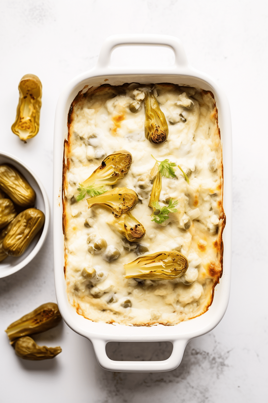 Baked Artichoke and Jalapeño Dip