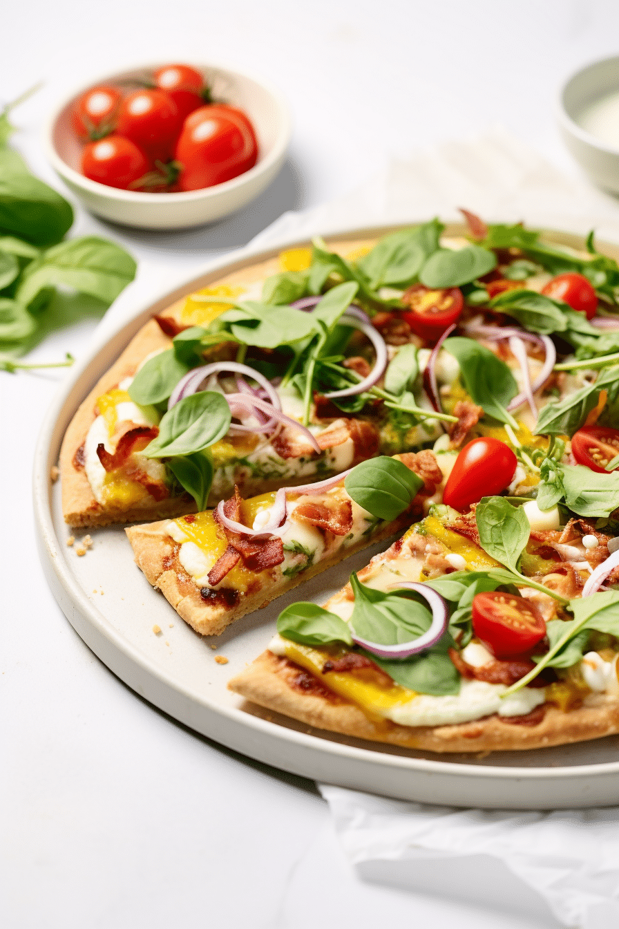 Ingredients for Low-Carb Breakfast Pizza