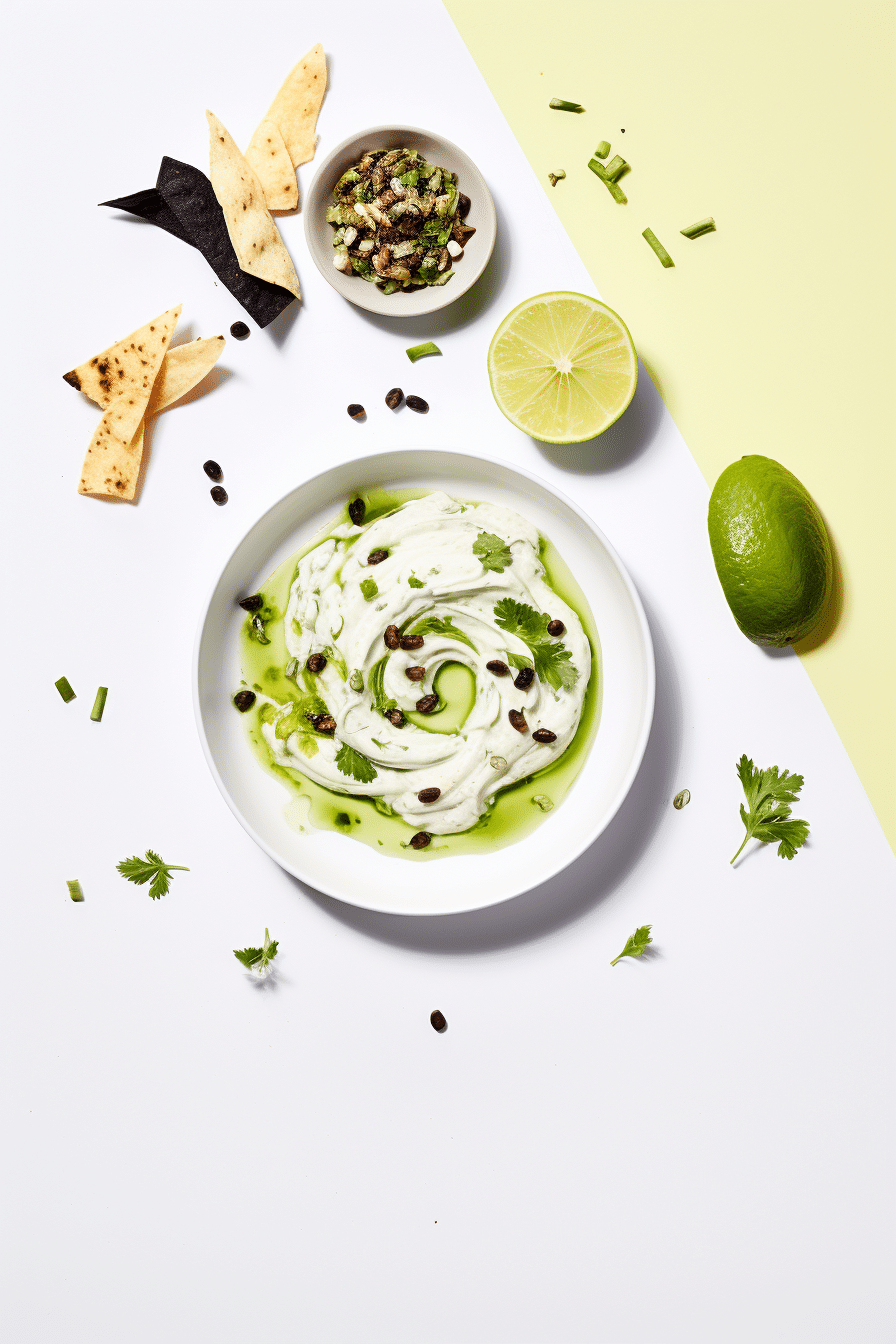 Ingredients for Low-Carb Charred Scallion Avocado Dip