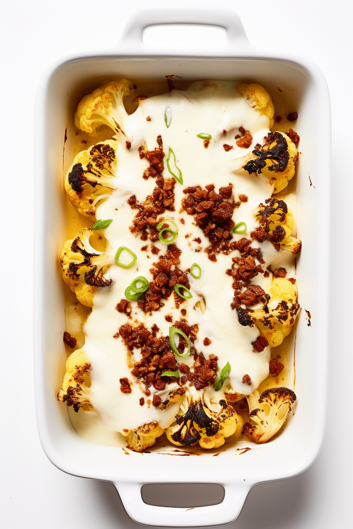 Low-Carb Chorizo and Green Chili Cauliflower Mac and Cheese_001
