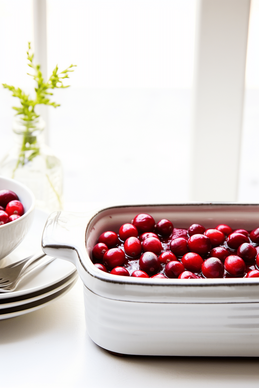Low-Carb Cranberry Sauce Preparation