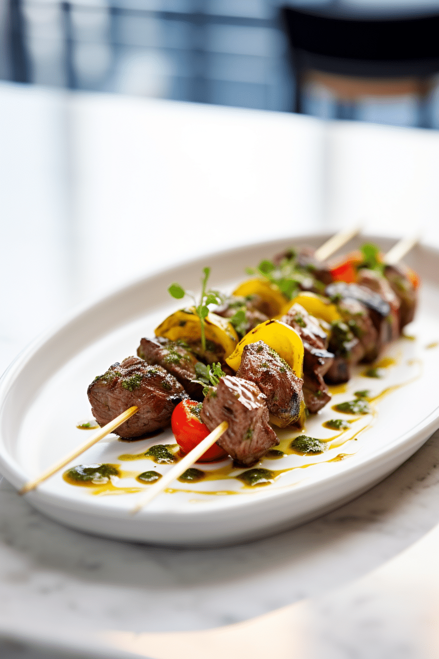 Marinating Lamb Kebabs