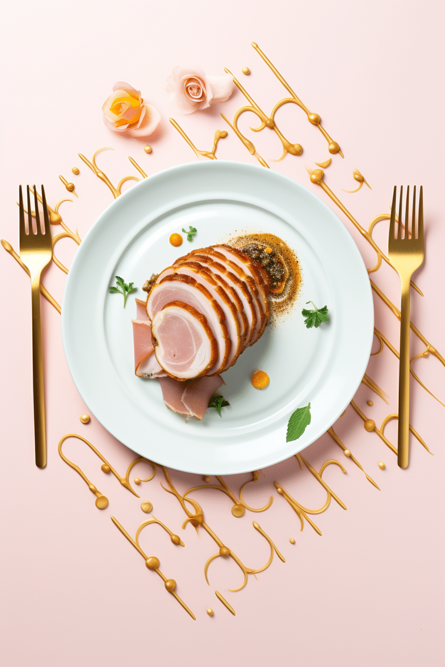 Glazed Ham in Oven