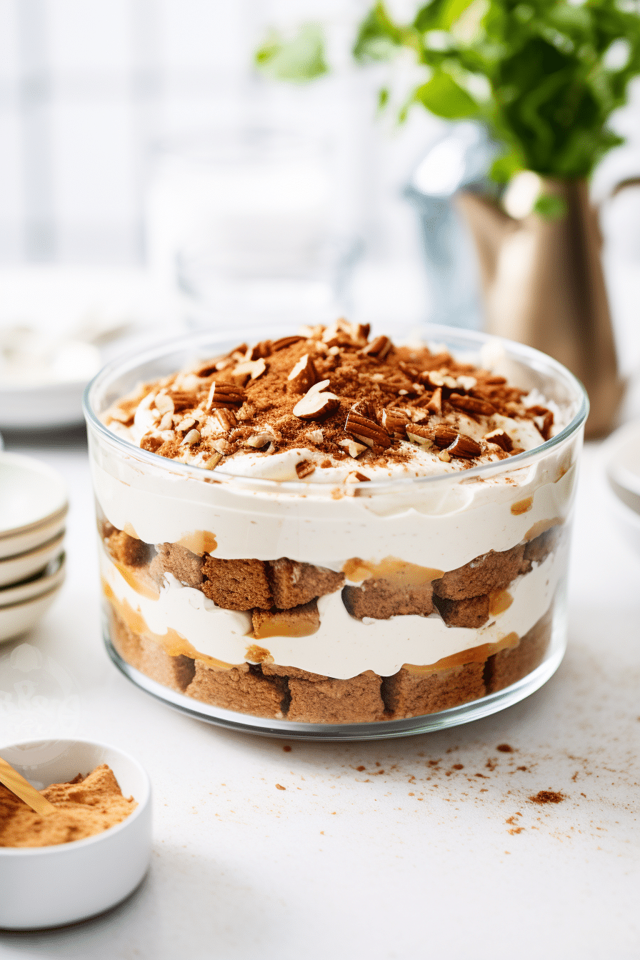 Low-Carb Gingerbread Trifle