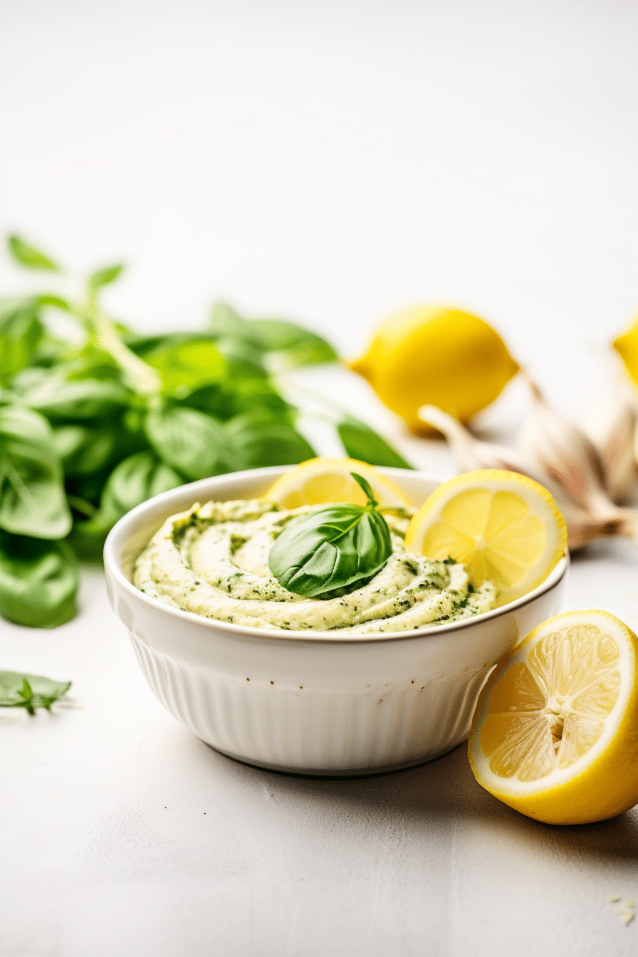 Low-Carb Lemon and Basil Aioli