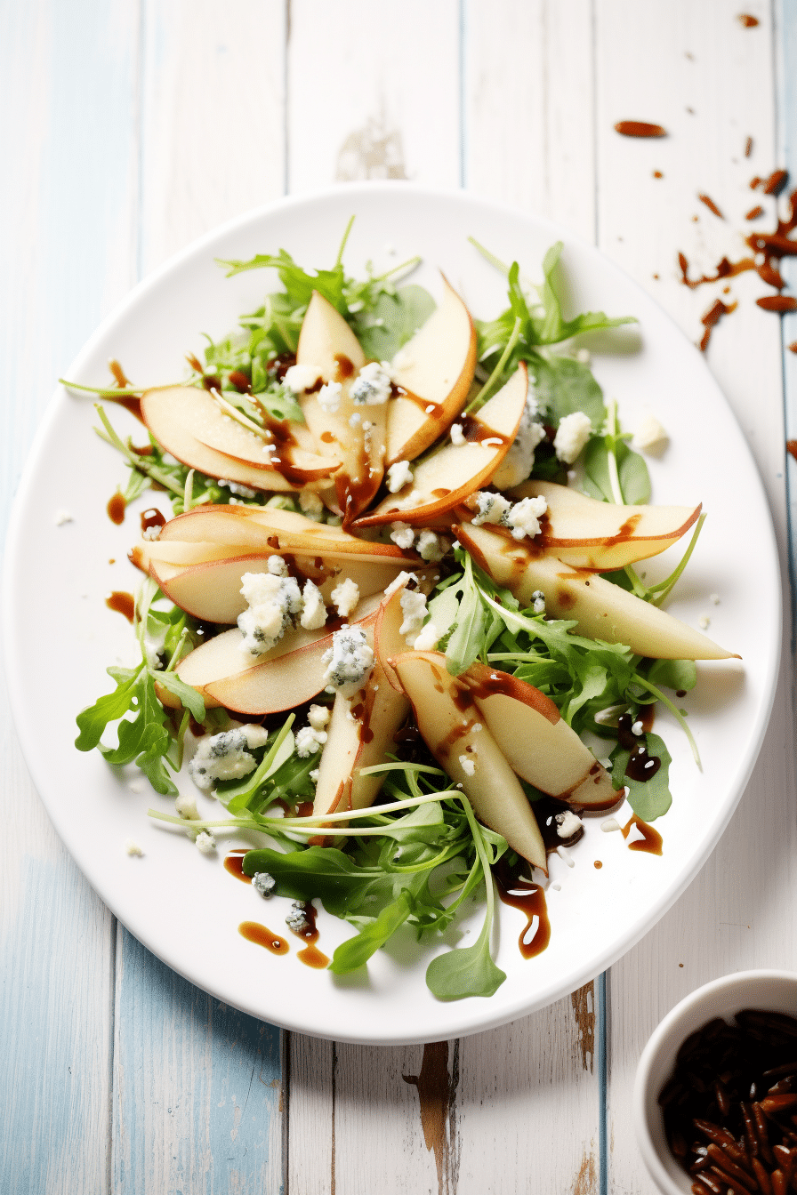 Ingredients for Low-Carb Pear and Gorgonzola Salad