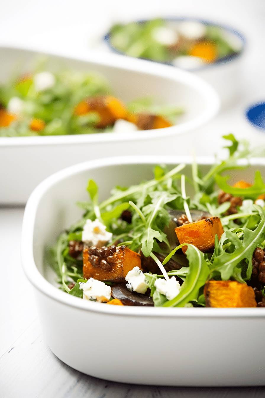 Low-Carb Roasted Butternut Squash and Chorizo Salad
