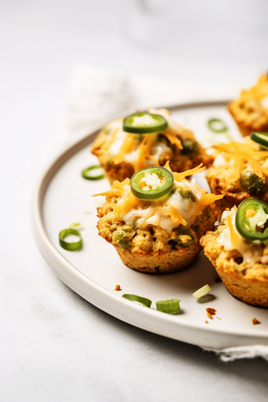 Ingredients for Low-Carb Savory Cheddar Jalapeño Muffins