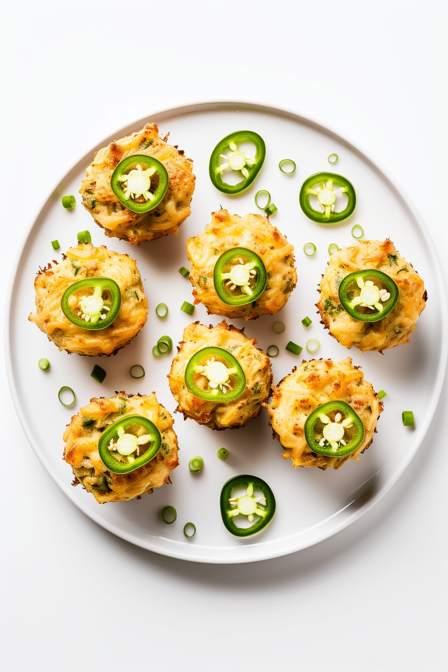 Low-Carb Savory Cheddar Jalapeño Muffins