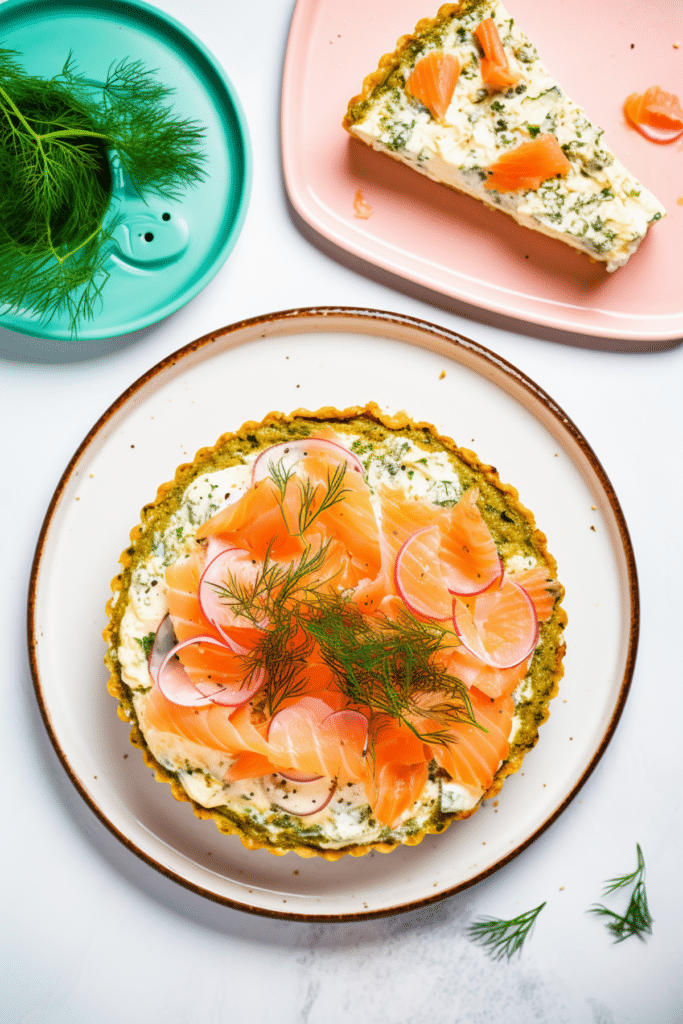 Low-Carb Smoked Salmon and Dill Cheesecake_001