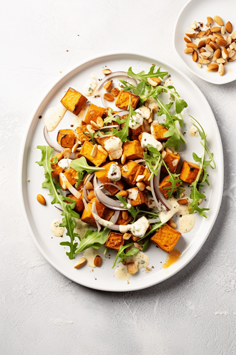 Low Carb Spiced Pumpkin and Feta Salad