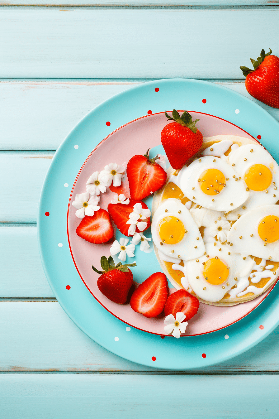 Low-Carb Strawberry and Cream Cheese Omelette