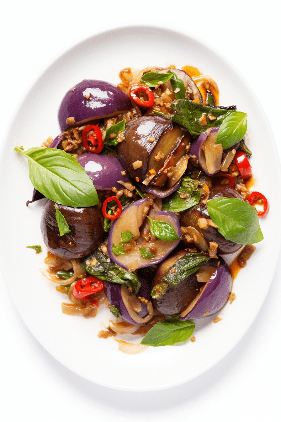 Low-Carb Thai Basil Eggplant