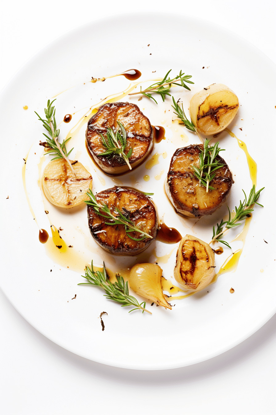Low Carb Roasted Celeriac with Garlic and Thyme