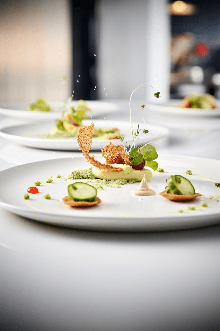 Parmesan Crisps with Garnish
