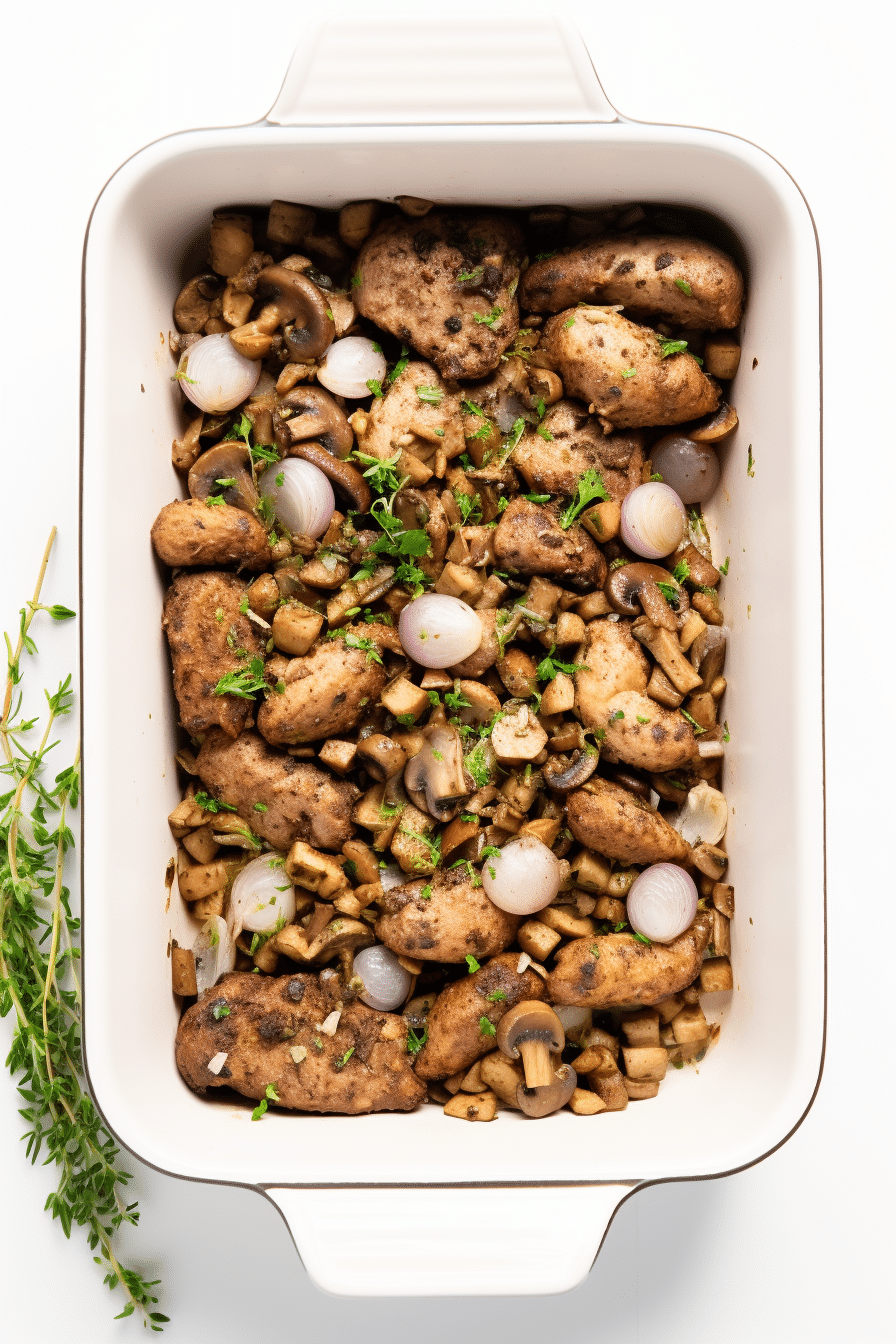 Porcini Mushroom and Thyme Keto Stuffing