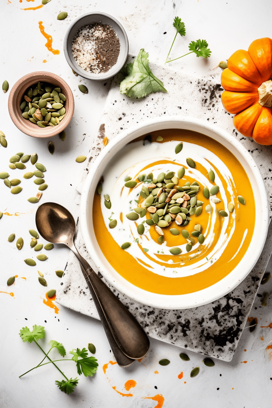 Spiced Pumpkin Keto Soup Preparation