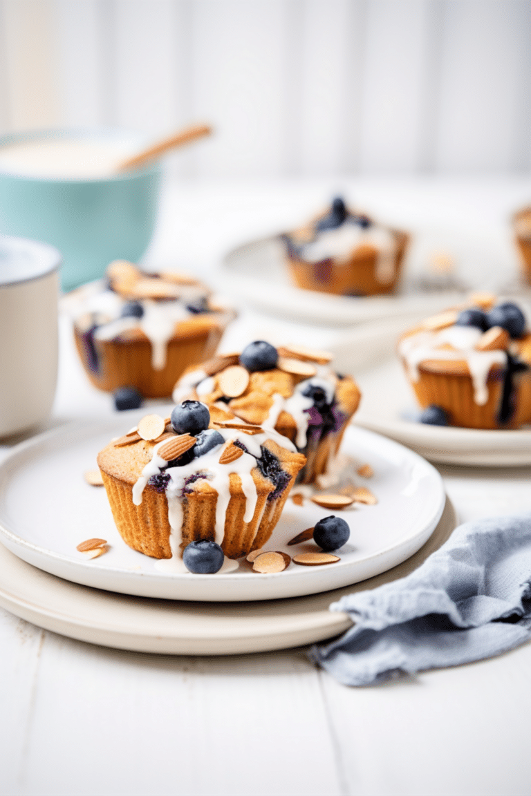 Keto Almond Flour Blueberry Muffins_001