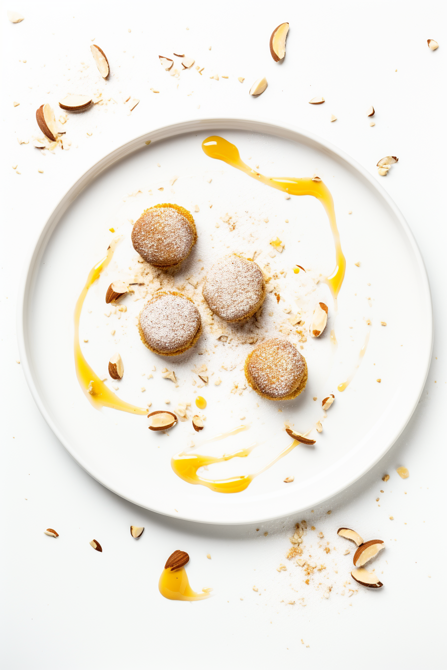 Mixing Ingredients for Keto Amaretti Biscuits