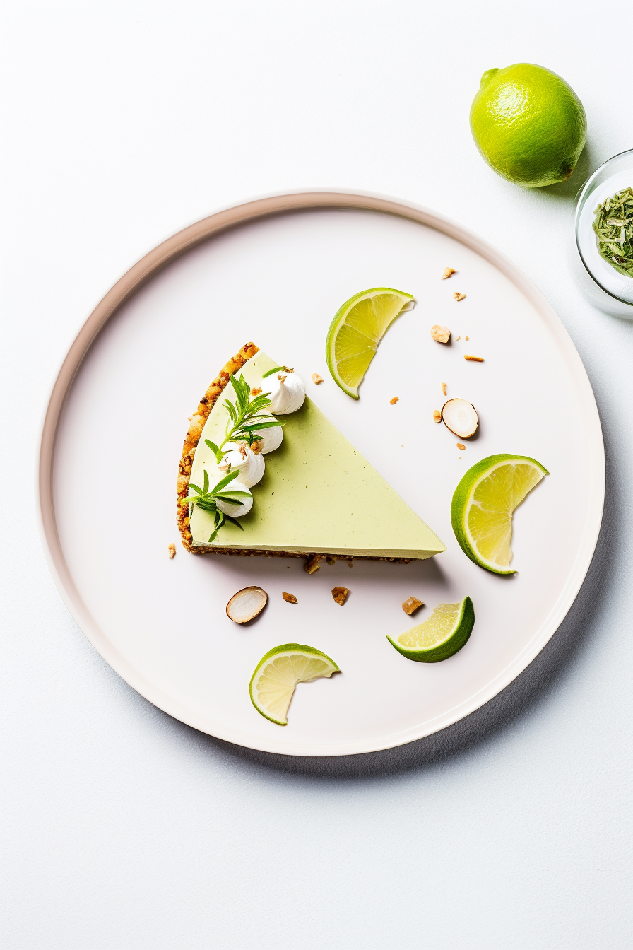 Keto Avocado Lime Cheesecake