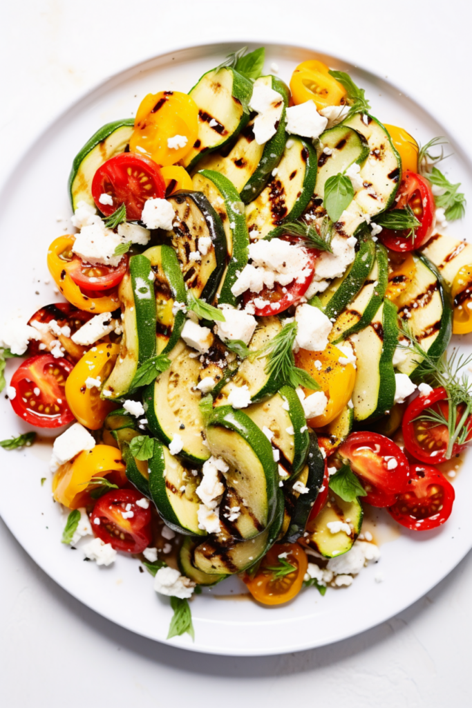 Easy Keto Balsamic Roasted Vegetable Salad Recipe Delicious and