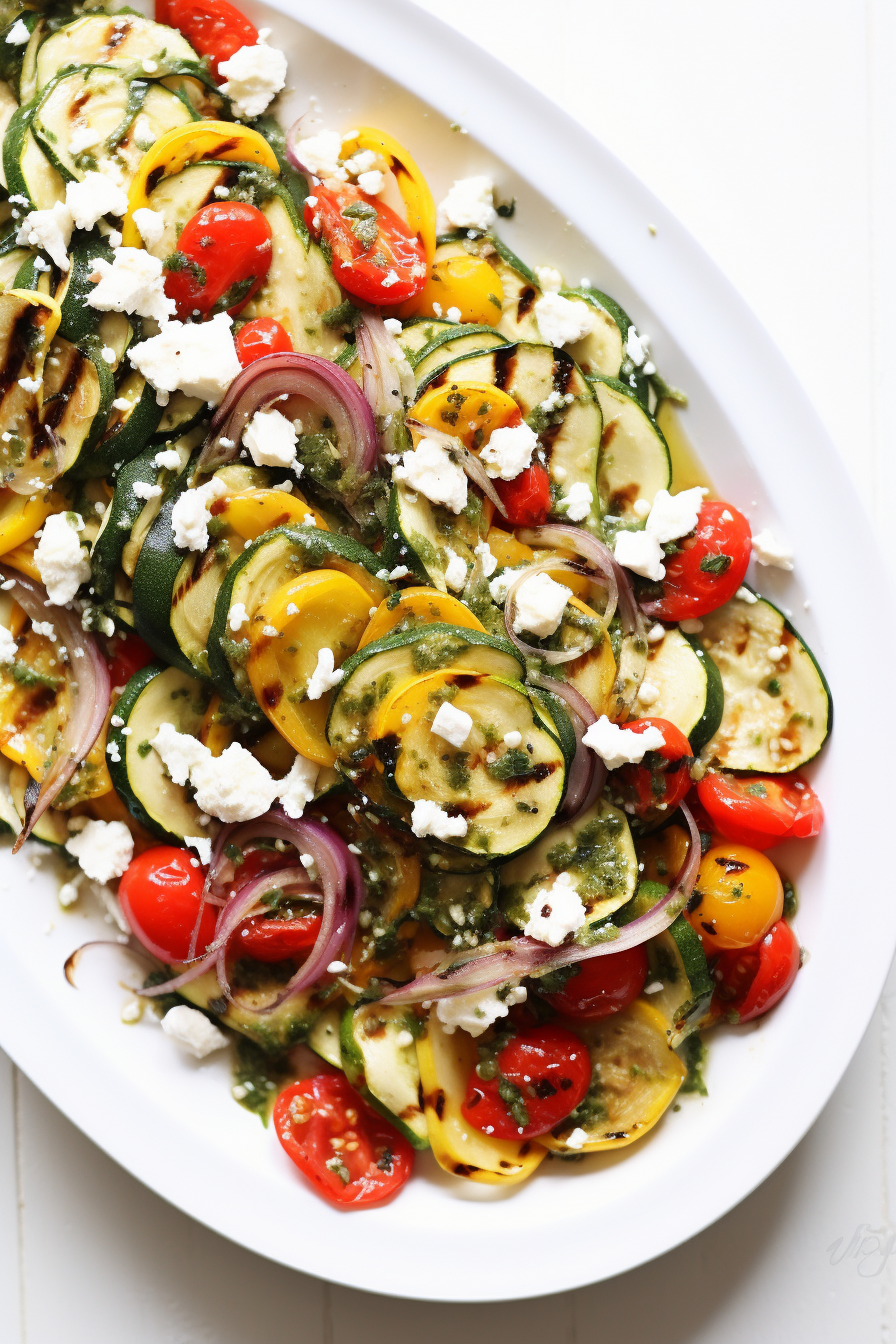 Keto Balsamic Roasted Vegetable Salad