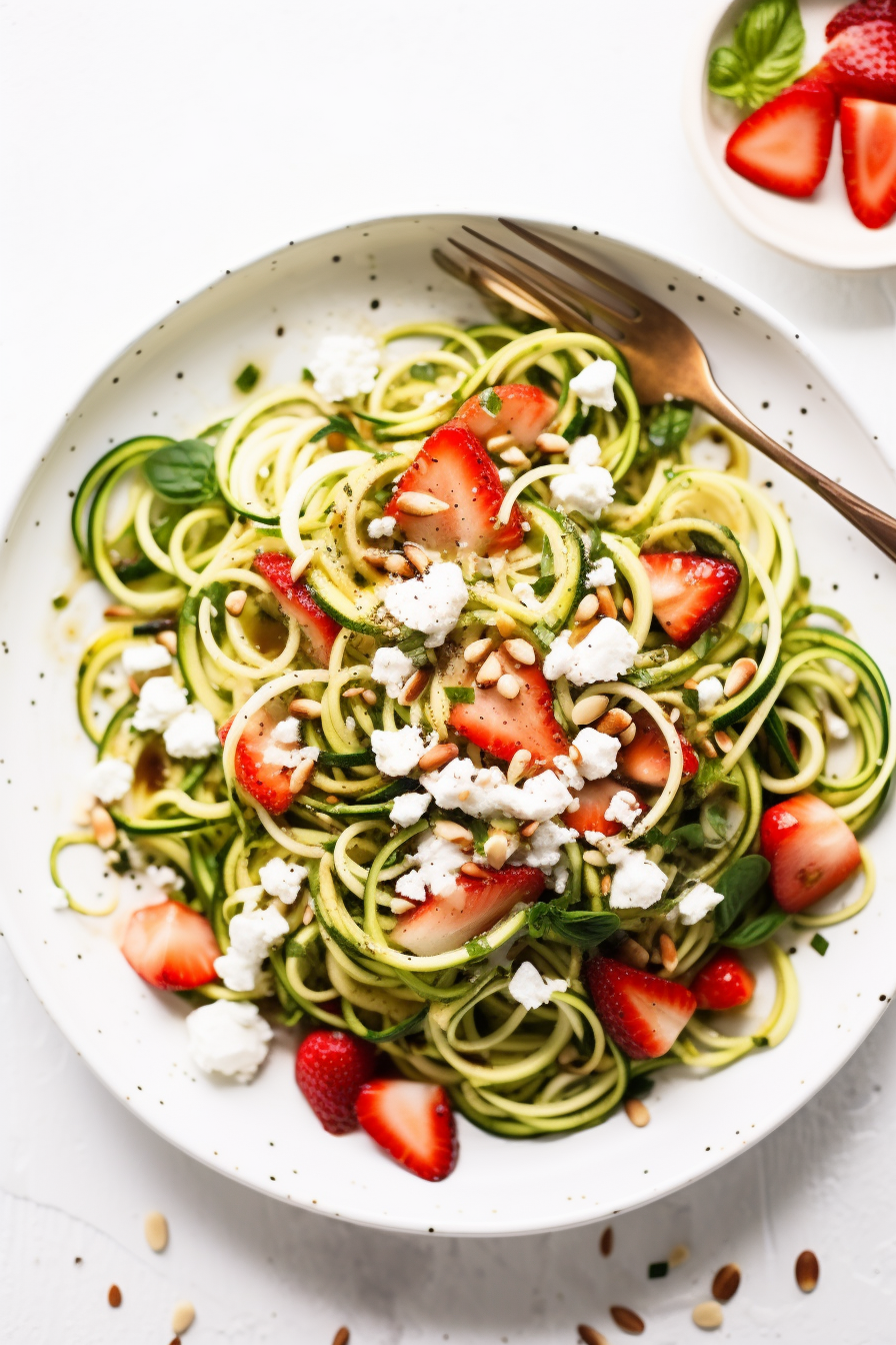 Keto Zucchini Noodles Preparation