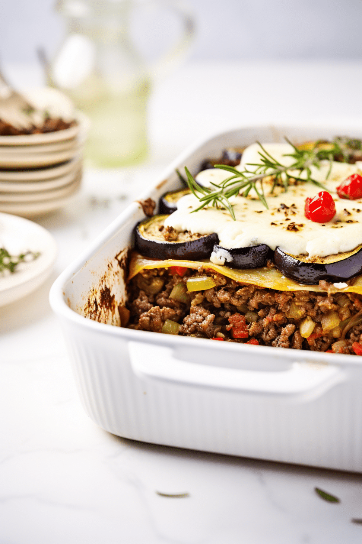 Keto Beef and Eggplant Moussaka_001
