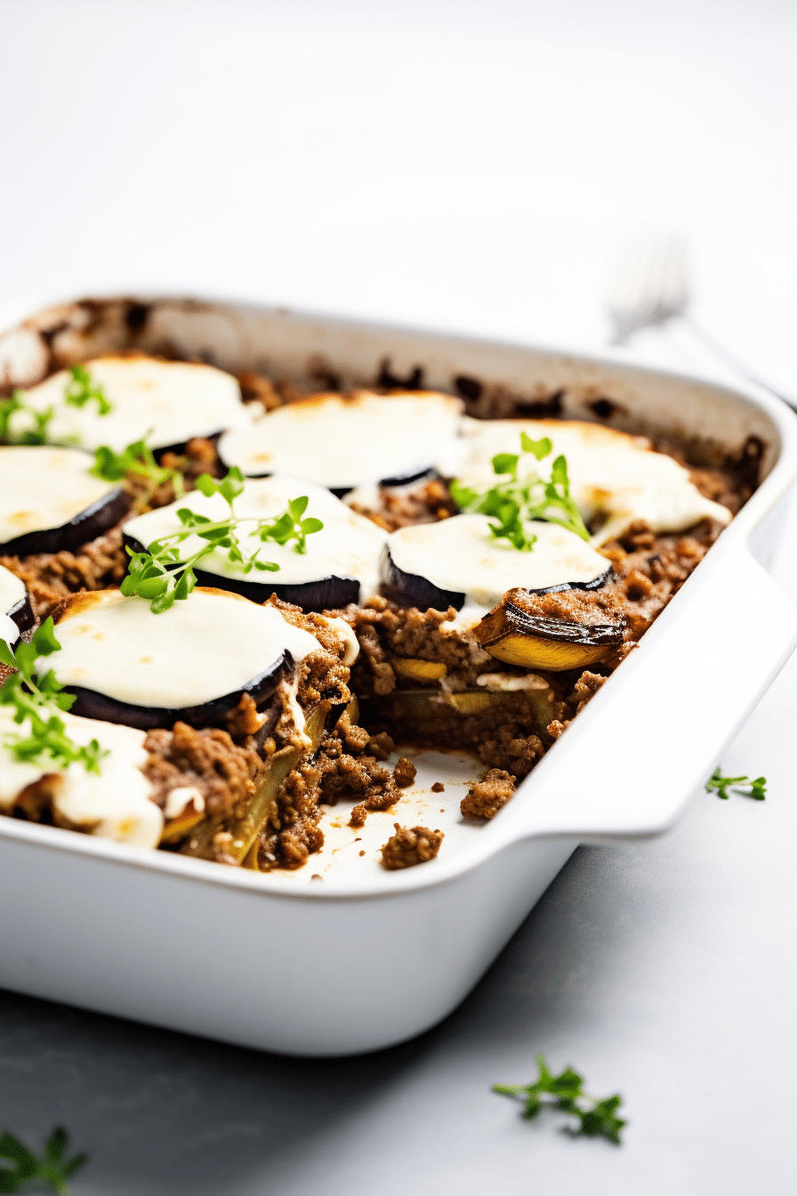 Layering Keto Moussaka