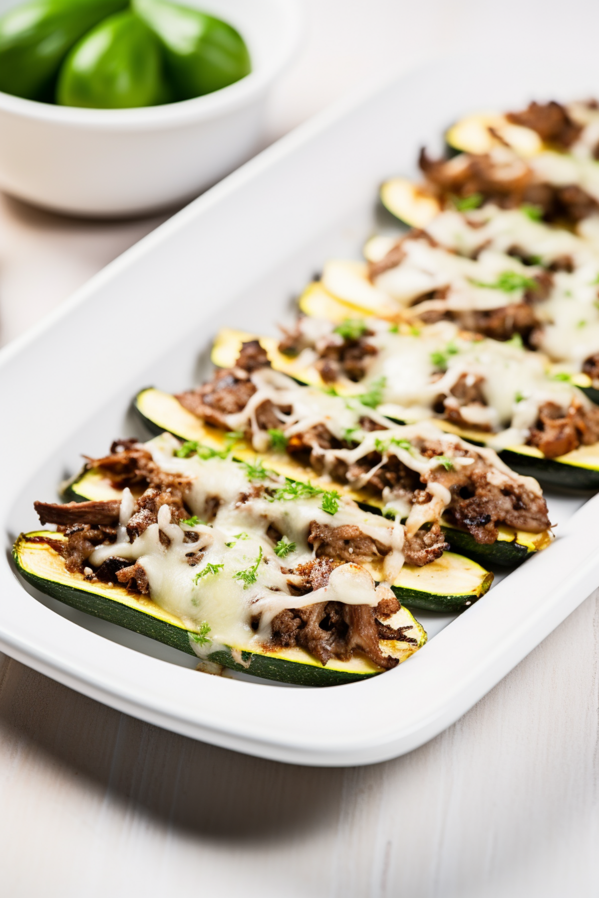 Keto Beef and Mushroom Stuffed Zucchini_001