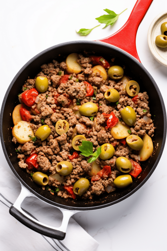 Keto Beef Picadillo_001