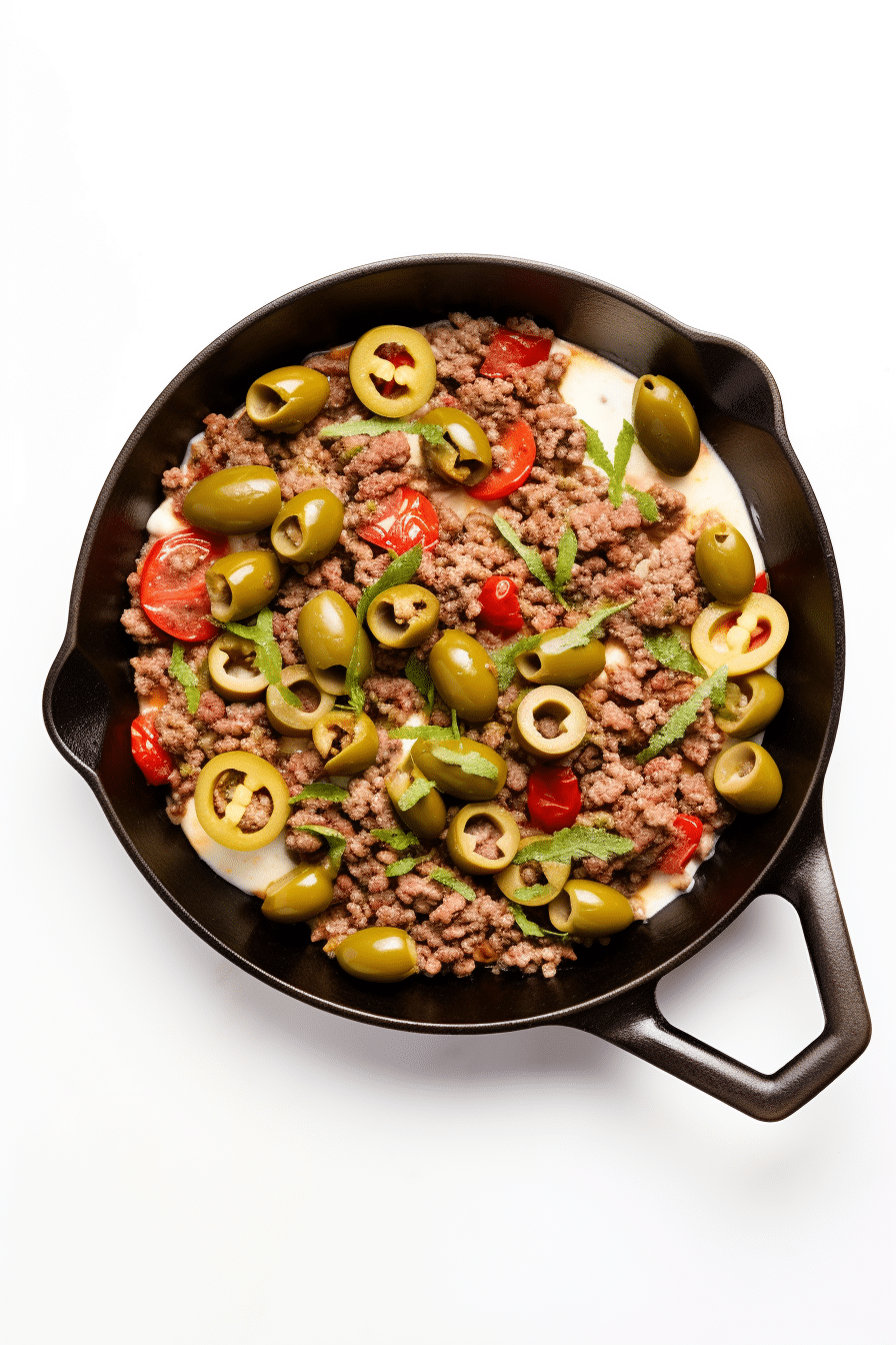 Keto Beef Picadillo