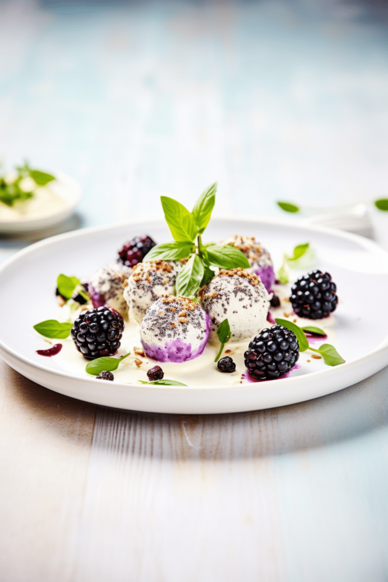 Delicious Keto Blackberry and Sage Infused Goat Cheese Balls Recipe for Weight Loss