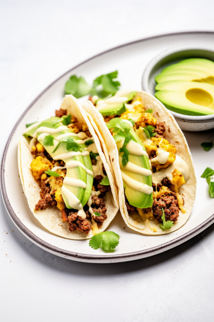 Keto Breakfast Tacos with Cheese Shells_001