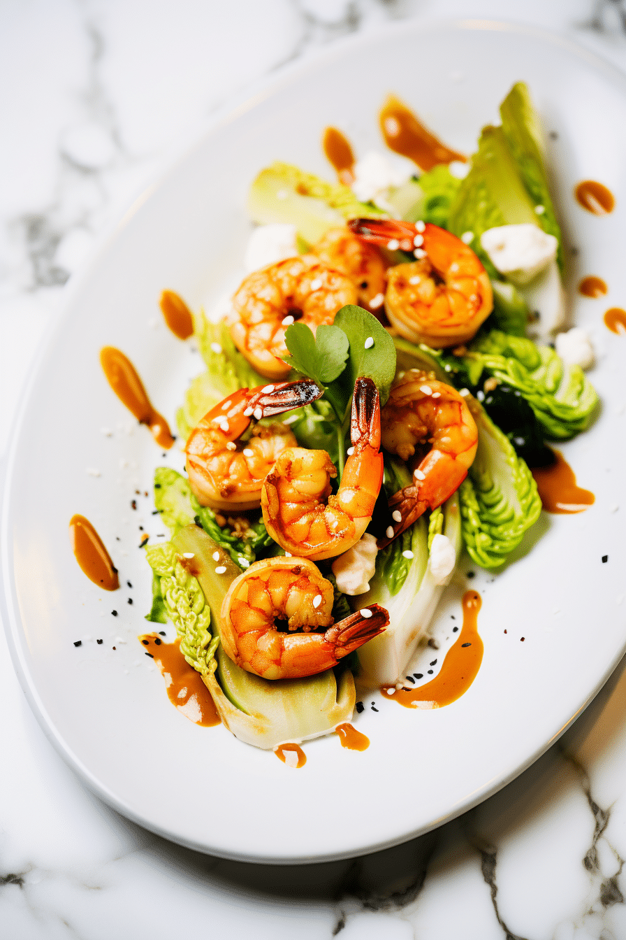 Keto Buffalo Shrimp Lettuce Wraps Ready to Serve