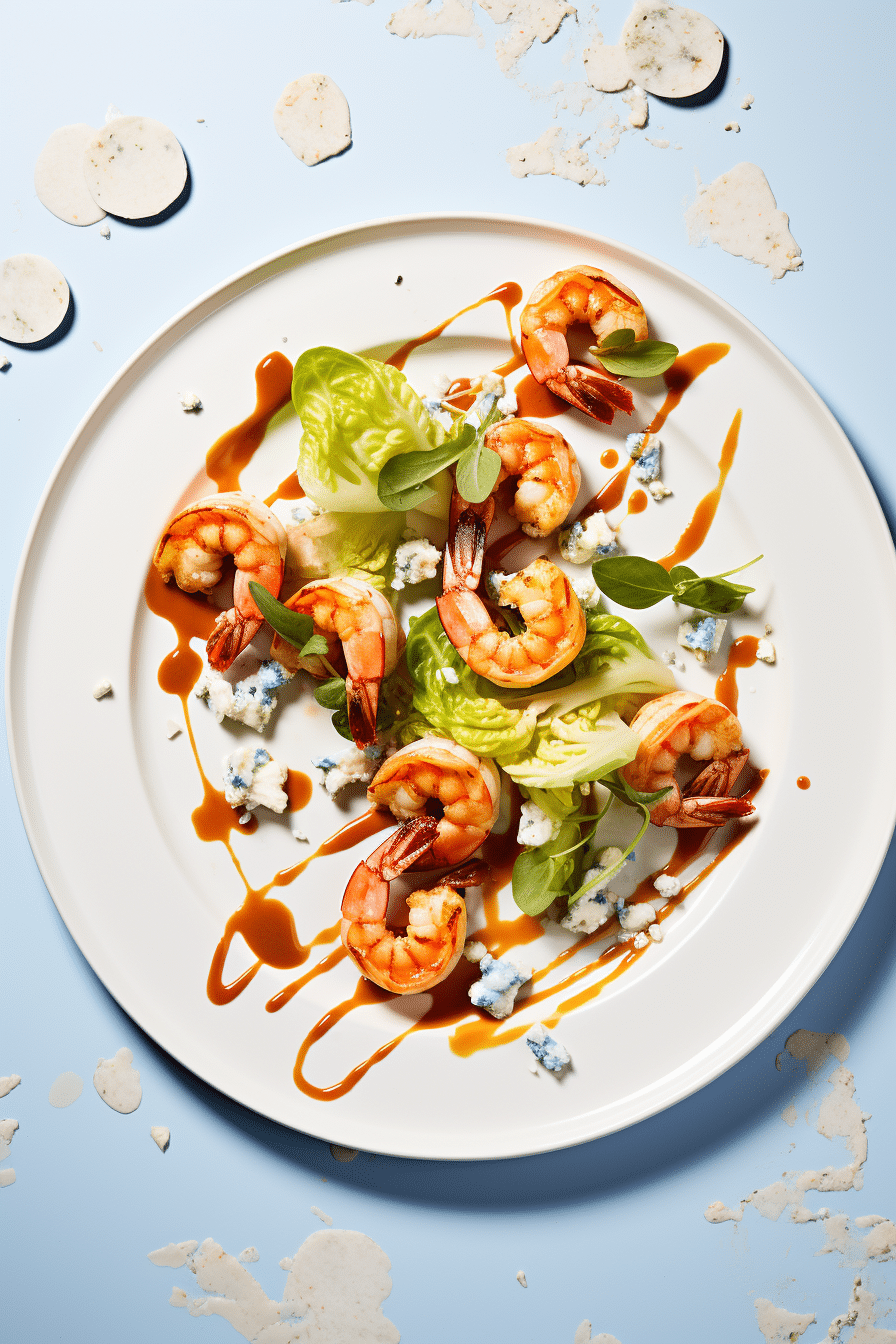 Keto Buffalo Shrimp Lettuce Wraps