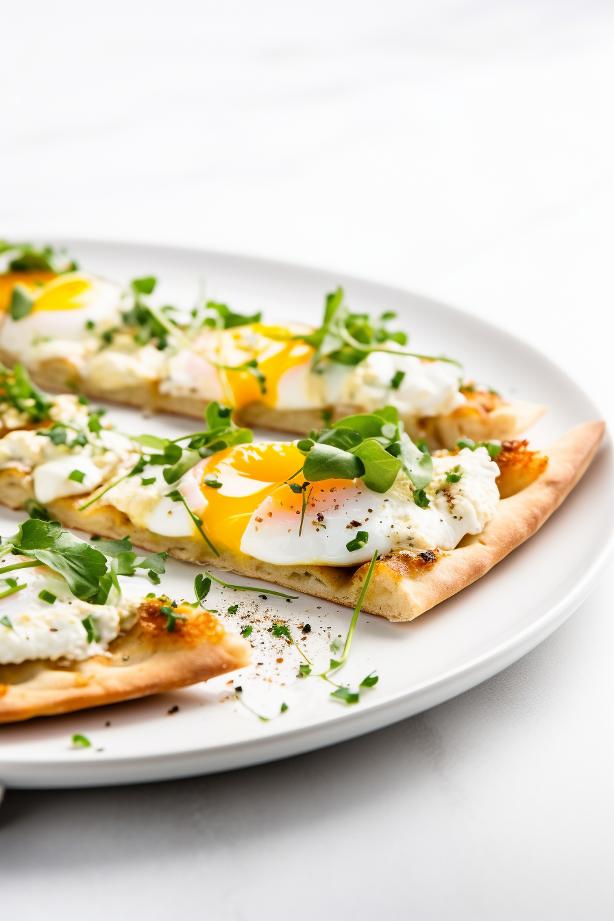 Ingredients for Keto Cheesy Garlic Breakfast Flatbread
