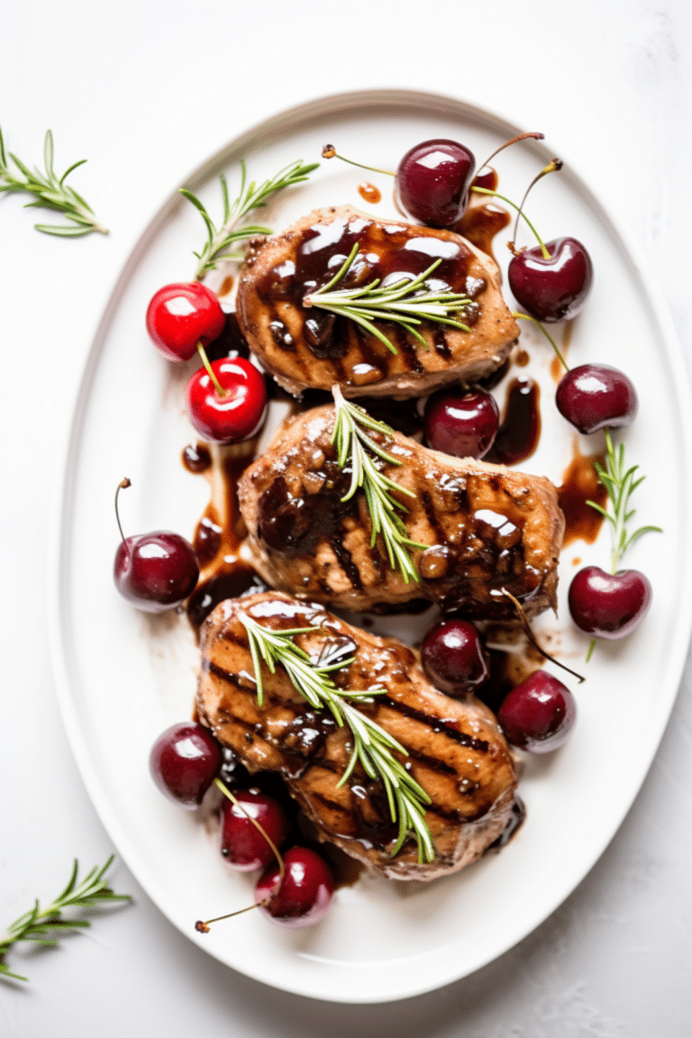 Keto Cherry Balsamic Pork Chops_001