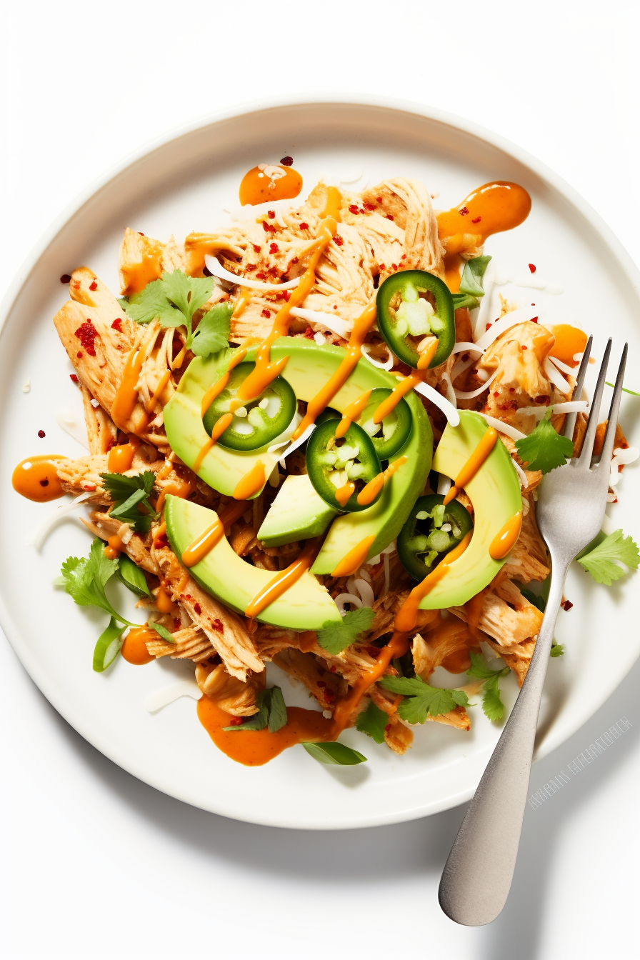 Preparing Keto Chicken Enchilada Bowl