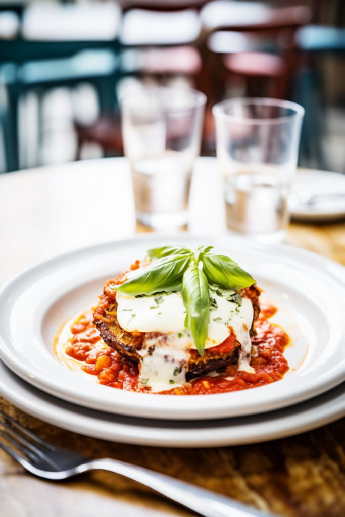 Keto Chicken Parmesan with Eggplant Slices_001