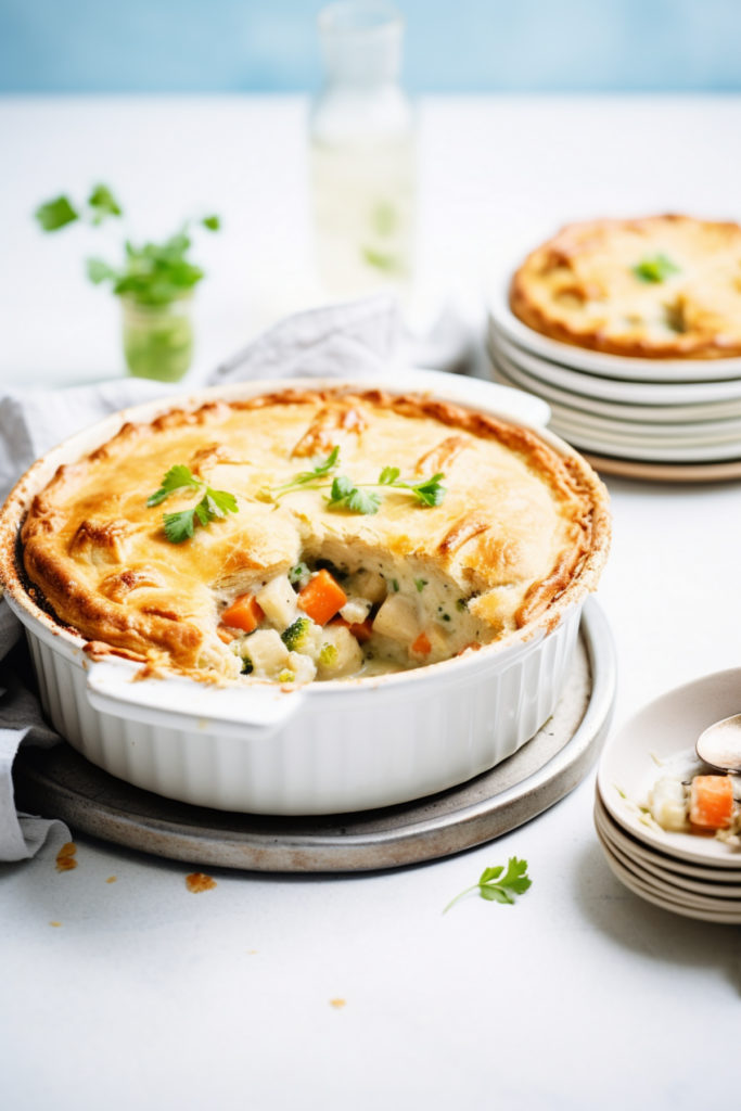 Keto Chicken Pot Pie with Almond Flour Crust_001