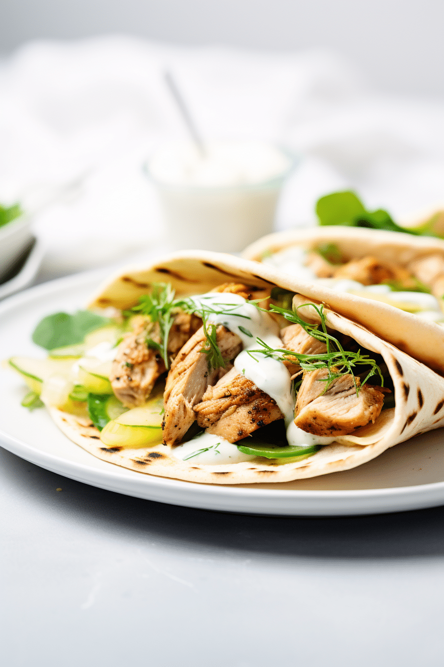 Preparing Keto Chicken Shawarma