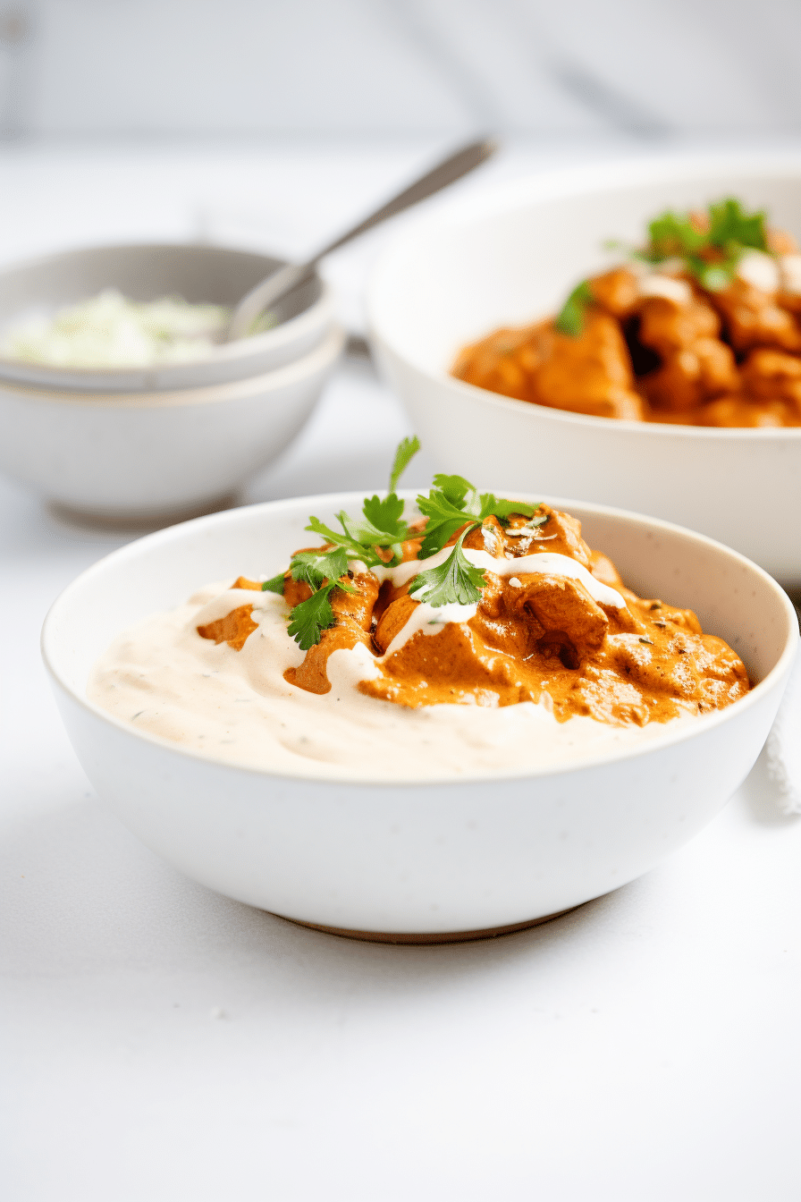 Fluffy Cauliflower Rice for Keto Chicken Tikka Masala