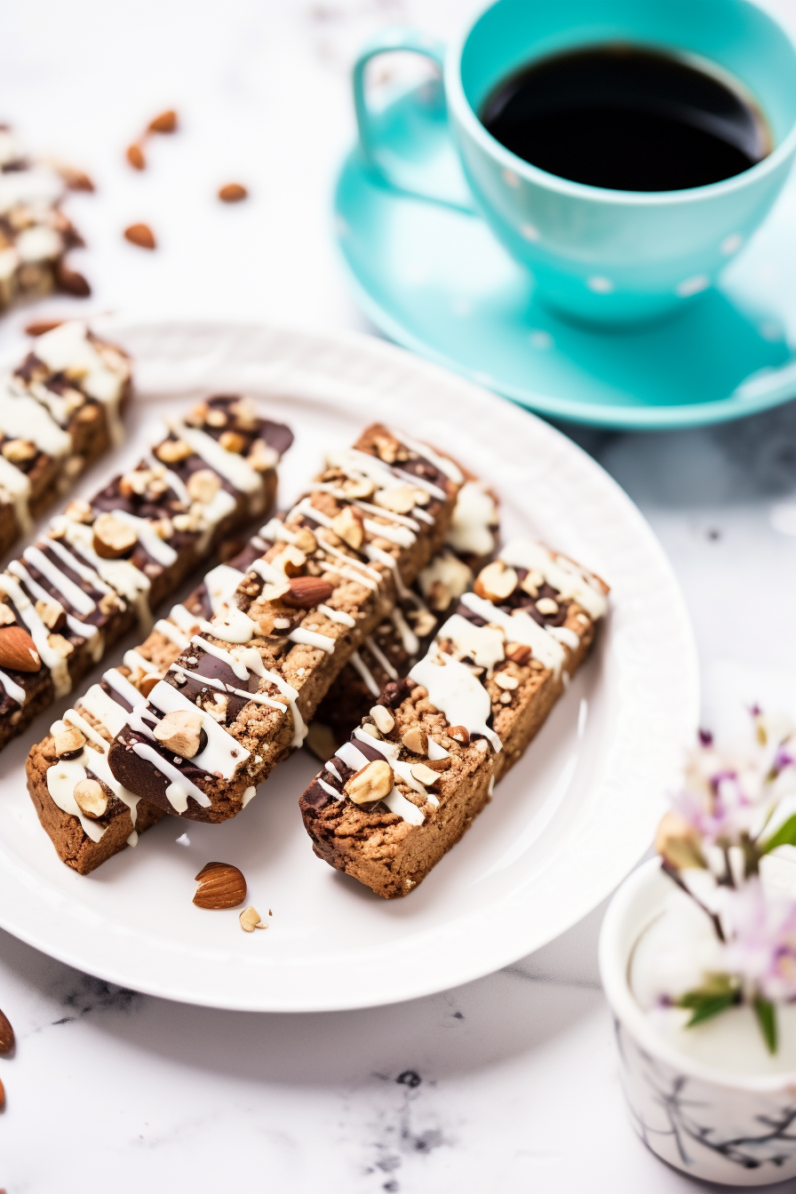 Ingredients for Keto Chocolate Hazelnut Biscotti